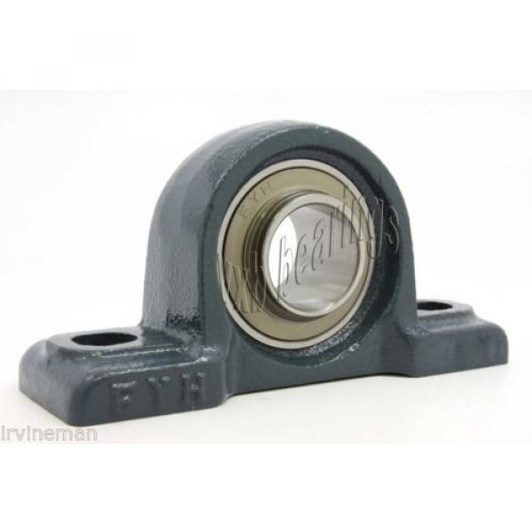 FYH FC74108400/YA3 Four row cylindrical roller bearings NAP207-22 1 3/8&#034; Pillow Block/eccentric locking #6 image