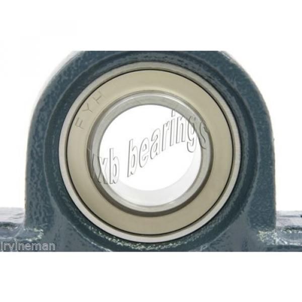 FYH FC74108400/YA3 Four row cylindrical roller bearings NAP207-22 1 3/8&#034; Pillow Block/eccentric locking #8 image