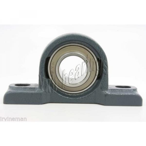 FYH FC74108400/YA3 Four row cylindrical roller bearings NAP207-22 1 3/8&#034; Pillow Block/eccentric locking #9 image