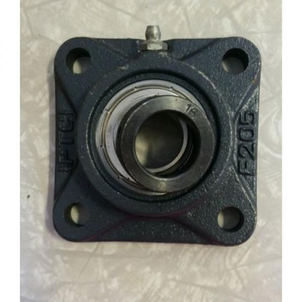 New 6088F1 Deep groove ball bearings 188W1  SAF 205-16G 1&#034;  eccentric locking 4 bolt flange IPTCI #2 image