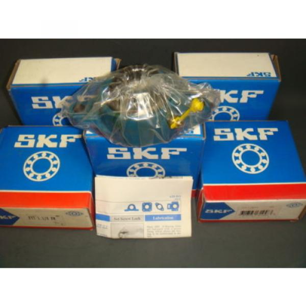 1 FCDP100138510A/YA6 Four row cylindrical roller bearings NEW SKF FYT 1.1/8 FM Two-Bolt Flange Mount Ball Bearing Eccentric Collar NIB #9 image