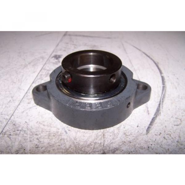 NEW QJF1036MB Four point contact ball bearings 116136 PEER FHLF207-23G 2 BOLT FLANGE BEARING ECCENTRIC LOCKING COLLAR BORE 1-7/16&#034; #5 image
