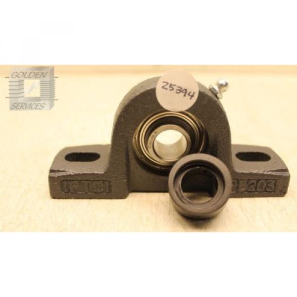 IPTCI NJG2324VH Full row of cylindrical roller bearings SAPL 202 10 G Eccentric Locking Pillow Block Low Shaft 5/8&#034; #4 image