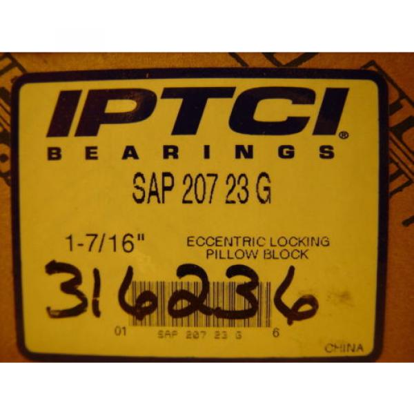 IPTCI NNCL4848V Full row of double row cylindrical roller bearings SAP 207 23G Eccentric Pillow Block Bearing 1 7/16&#034; LOT OF 5 #2 image