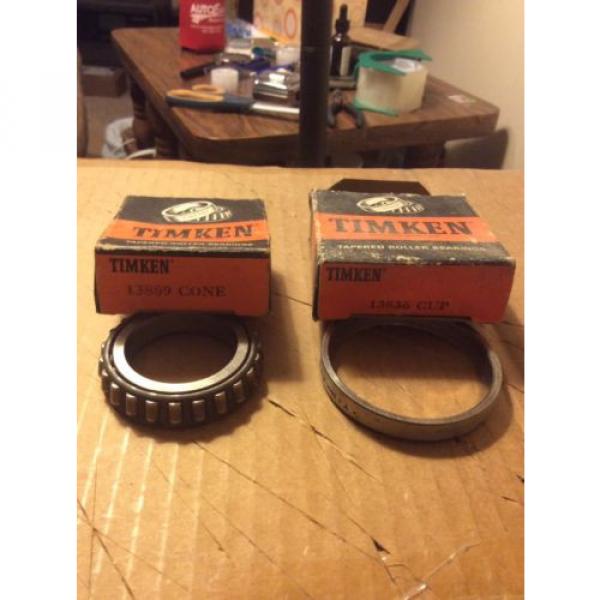 (1SET)  13836 / 13889  Tapered Roller Bearing Cup and Cone #2 image
