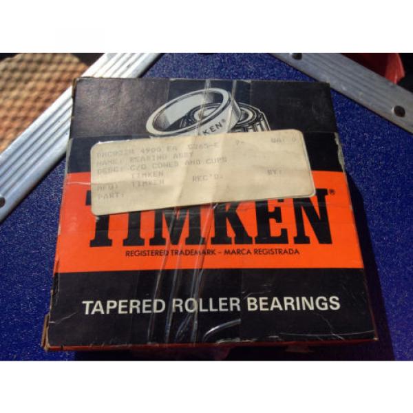 (1)  497 Tapered Roller Bearing Inner Race Assembly Cone Steel Inch 3.3 #1 image
