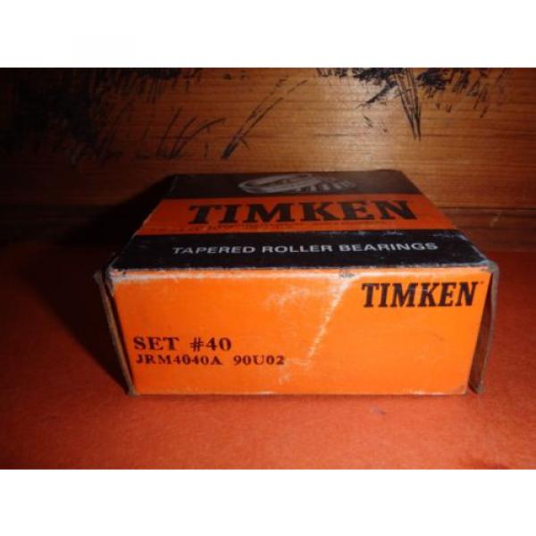  Tapered Roller Bearings  w/ Box SET# 40  JRM40-40A 90U02 USA #3 image