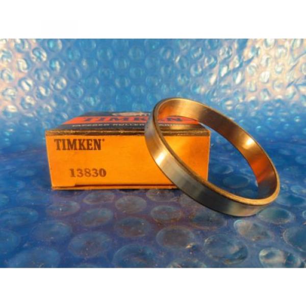  13830 Tapered Roller Bearing Single Cup 2 1/2&#034; OD x 3/8&#034; Wide USA Made #1 image