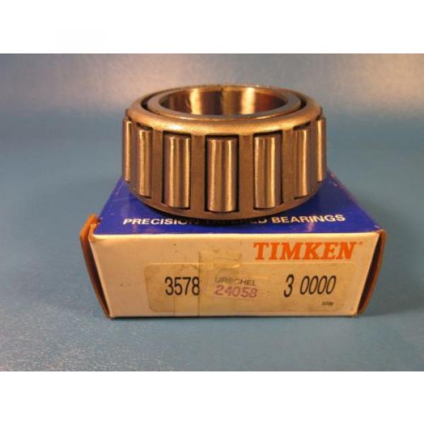   3578#3 Precision Tapered Roller Bearing Single Cone (Urschel 24058) USA #1 image