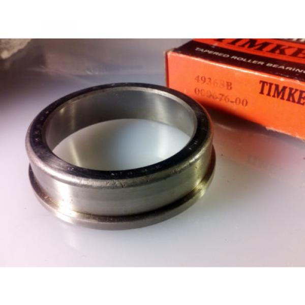  49368B Tapered Roller Bearing Single Cup with Flange 3 11/16&#034; OD x 1&#034; W #3 image