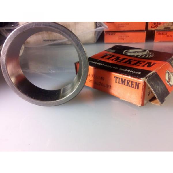  49368B Tapered Roller Bearing Single Cup with Flange 3 11/16&#034; OD x 1&#034; W #4 image