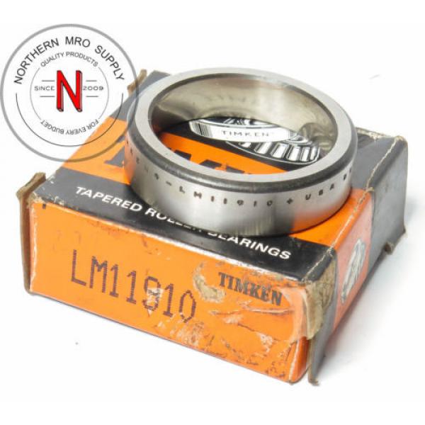 LM11910 TAPERED ROLLER BEARING CUP 39mm x 45mm x 12mm #1 image