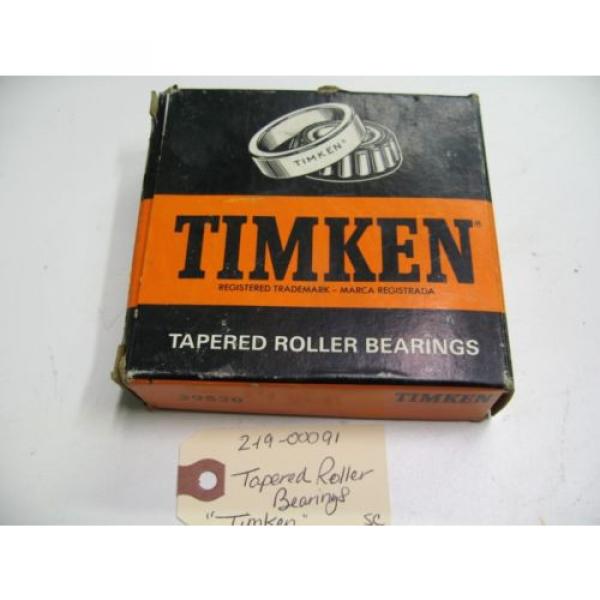  29590 &amp; 29520 Tapered  Cone Roller Bearing W/Race Cup (1) Set 2 pcs (091) #1 image