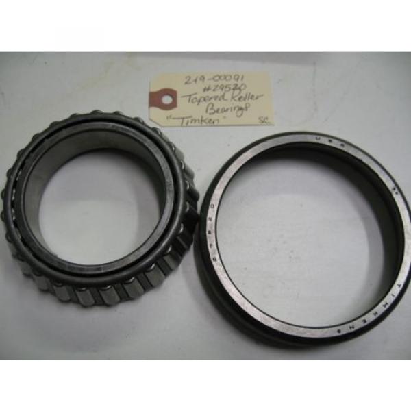  29590 &amp; 29520 Tapered  Cone Roller Bearing W/Race Cup (1) Set 2 pcs (091) #6 image