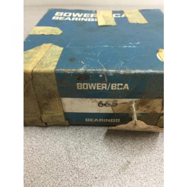 NEW IN BOX BOWER TAPERED CONE ROLLER BEARING  665 #2 image