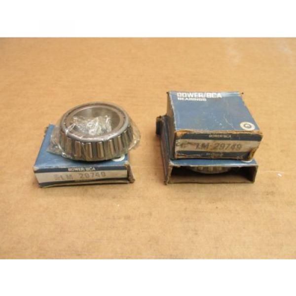 3 NEW BOWER BCA  LM29749 TAPERED ROLLER BEARING LM 29749 LOT OF 3 #1 image