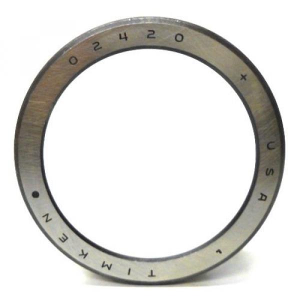  TAPERED ROLLER BEARING CUP / RACE 02420 USA #1 image