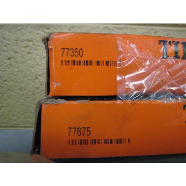New  77350 77675 Tapered Roller Bearing Cone Cup Set Free Shipping #6 image