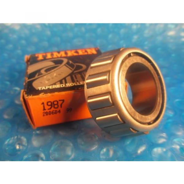  1987 Tapered Roller Bearing Cone 1.0620&#034; Straight Bore; 0.7620&#034; Wide #4 image