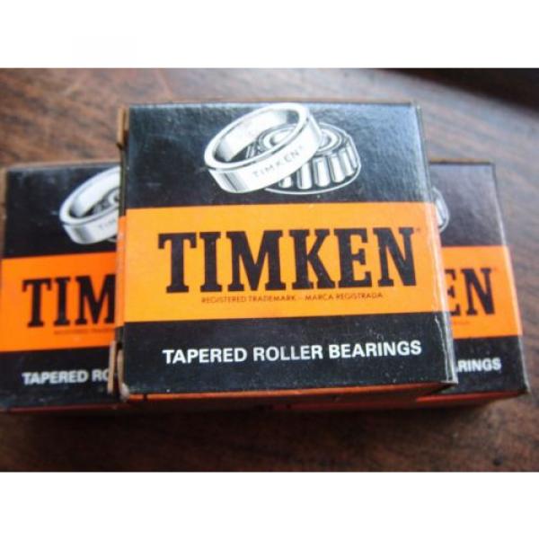 NEW  LOT OF 3 TAPERED CONE ROLLER BEARING 12580 #2 image