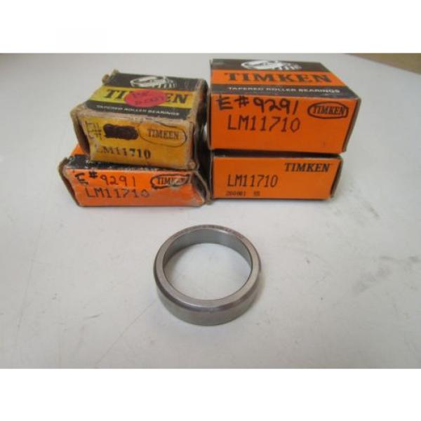 NEW  TAPERED ROLLER BEARING OUTER RACE LM11710 &#034;LOT OF 4&#034; #1 image