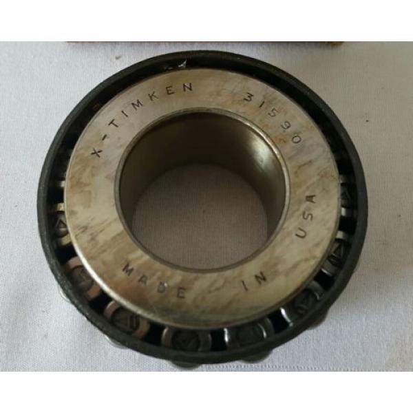  BOWER # 31590 TAPER ROLLER BEARING MADE IN USA NEW OLD STOCK NOS #1 image