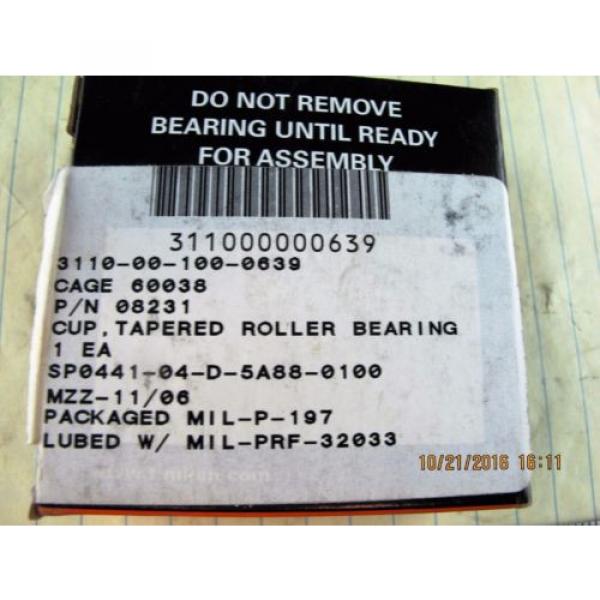 08231 Tapered Roller Bearing Cup Military Moisture Proof Packaging [A5S4] #3 image