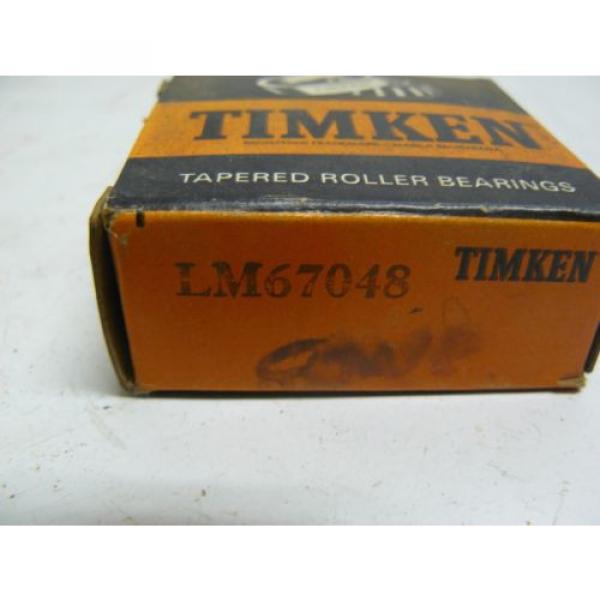 NEW  LM67048 BEARING TAPERED ROLLER CONE 1-1/4 INCH ID .66 INCH WIDTH #2 image