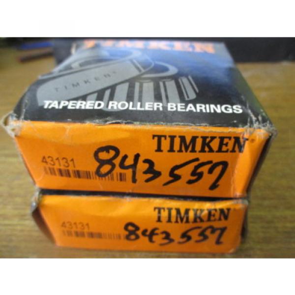 NEW LOT OF 2  TAPERED ROLLER BEARINGS 43131 #2 image