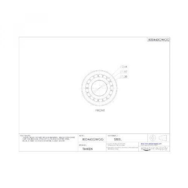  28315 Tapered Roller Bearing Single Cup Standard Tolerance Straight #2 image