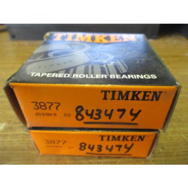 NEW LOT OF 2  TAPERED ROLLER BEARING CONES 3877 #2 image