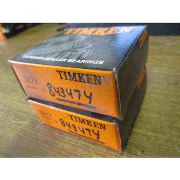 NEW LOT OF 2  TAPERED ROLLER BEARING CONES 3877 #3 image