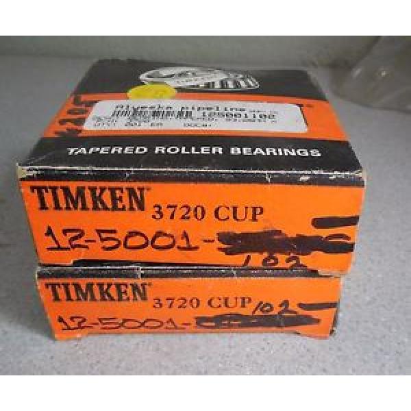 2 NEW  3720 Tapered Roller Bearings - Roller Cup - TWO NEW! Same Day Ship #1 image