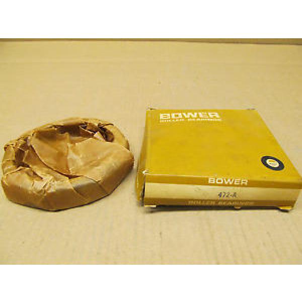 1 NIB BOWER 472A 472-A TAPERED ROLLER BEARING CUP #1 image