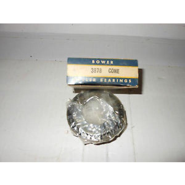 BOWER # 3878 TAPER ROLLER BEARING---MADE IN USA #1 image