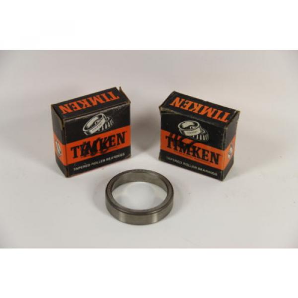 LOT OF 2  15520 Tapered Roller Bearing Outer Race 2.250&#034; OD 0.5313&#034; Cup #1 image