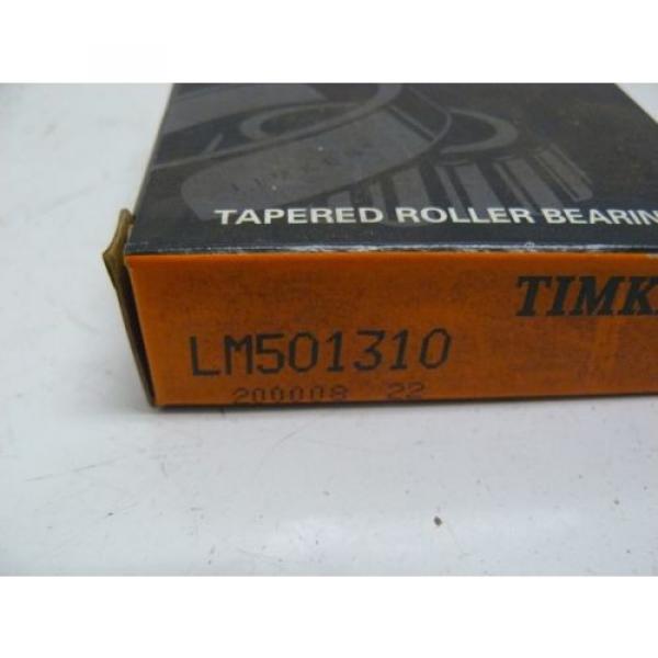 LOT OF 2 NEW  LM501310 BEARING TAPERED ROLLER 2.891 X .58 INCH #2 image