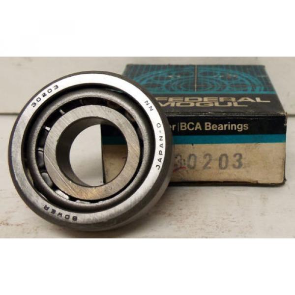 1 NEW FEDERAL MOGUL 30203 TAPERED ROLLER BEARING #1 image