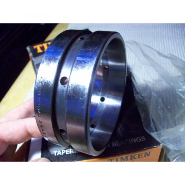  #384ED TAPER ROLLER BEARING DOUBLE CUP OD 3.397&#034; WID 1.562&#034; STEEL (NEW) #1 image