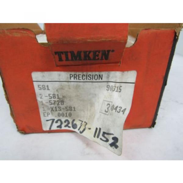  MATCHED TAPERED ROLLER BEARING ASSEMBLY 2-581/1-5270/1-X1S-581-90315 #2 image