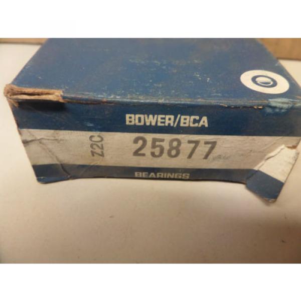 Bower BCA Tapered Roller Bearing 25877 New #3 image
