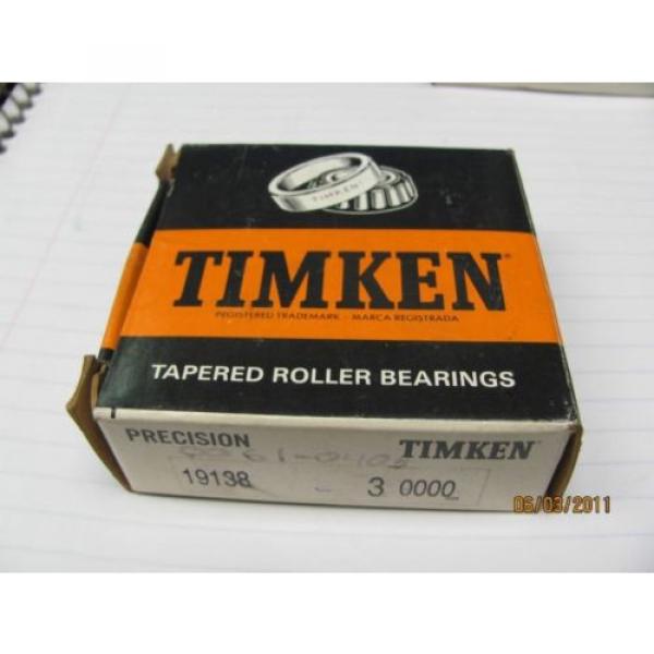  19138 Class 3 Precision Tapered Roller Bearing #1 image