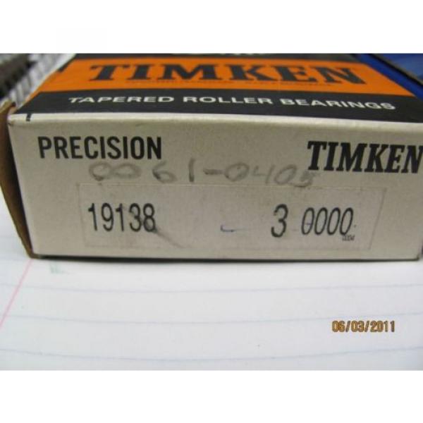  19138 Class 3 Precision Tapered Roller Bearing #3 image