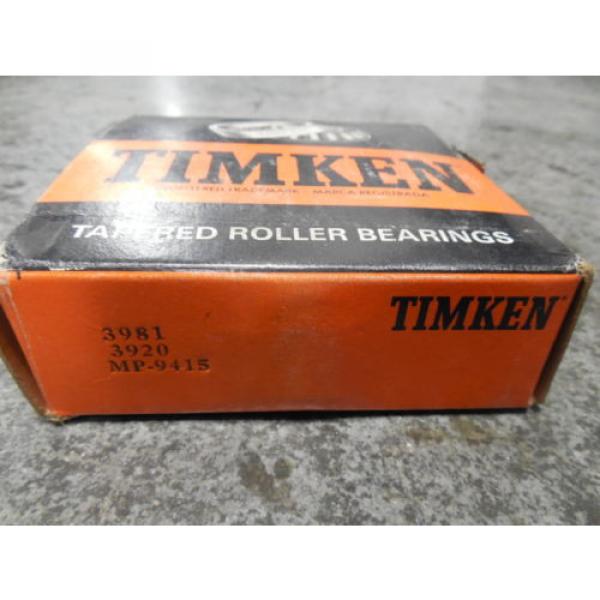 NEW  MP-9415 Tapered Roller Bearing Set 3981 Cone 3920 Cup #2 image