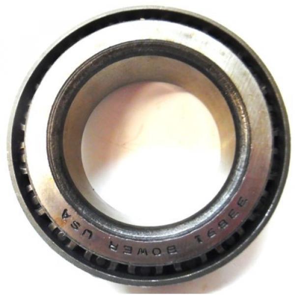 BOWER TAPERED ROLLER BEARING CONE 33891 SERIES 33800 2.0625&#034; BORE #4 image