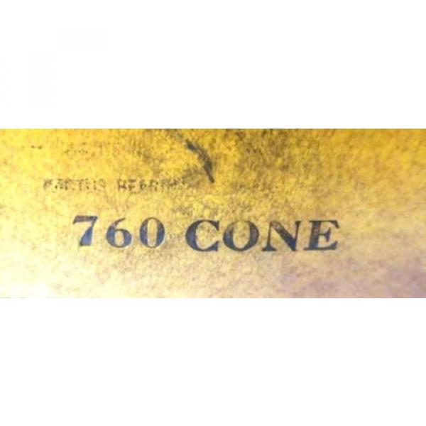  TAPERED ROLLER BEARING CONE 760 INNER RING WIDTH 1.9&#034; 3-9/16&#034; BORE NIB #2 image