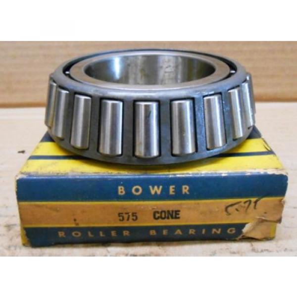 BOWER TAPER ROLLER BEARING 575 CONE 3&#034; BORE #1 image