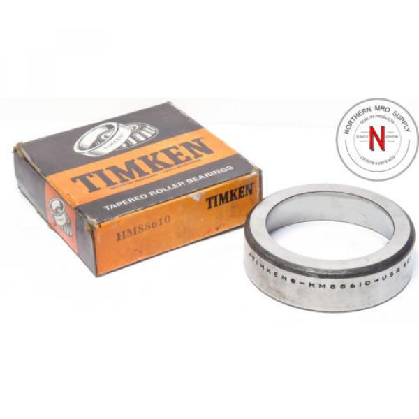  HM88610 Tapered Roller Bearing Outer Race Cup Steel #1 image