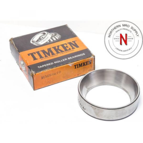 HM88610 Tapered Roller Bearing Outer Race Cup Steel #2 image