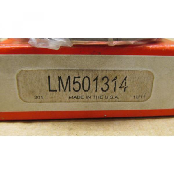 1 NIB  LM501314 TAPERED ROLLER BEARING CUP OD:2-29/32&#034; CUP W: 0.6537&#034; #2 image